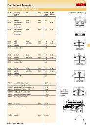 Profile und Zubehör Aluminium-Profile und ... - Steba Kunststoffe AG