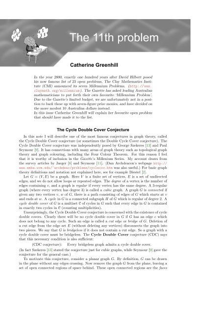 Gazette 31 Vol 3 - Australian Mathematical Society