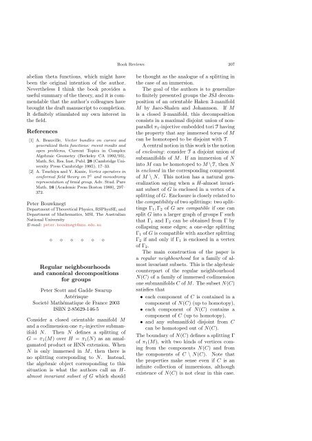 Gazette 31 Vol 3 - Australian Mathematical Society