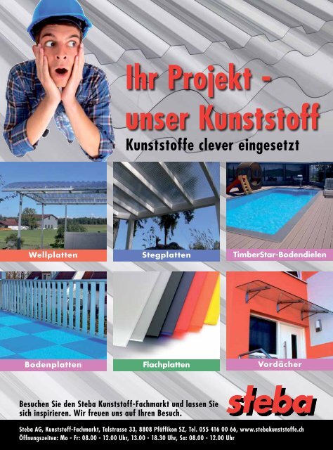 Ihr Projekt - unser Kunststoff - Steba Kunststoffe AG