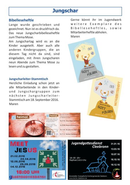 Impulse Juli bis Sept. 2016