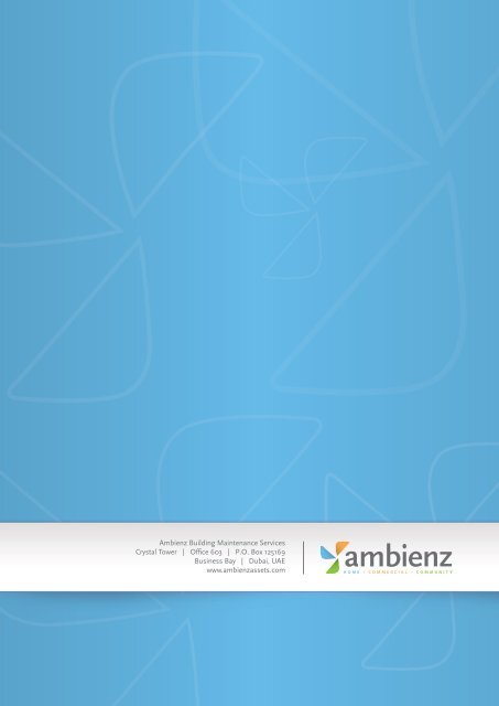 Ambienz Corporate Profile - Brochure