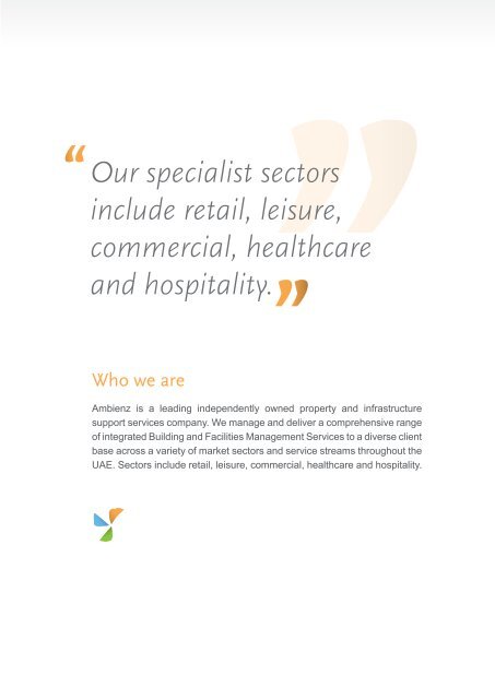 Ambienz Corporate Profile - Brochure