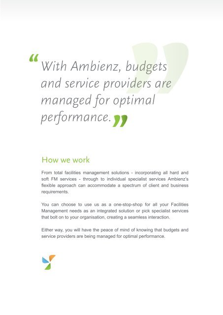 Ambienz Corporate Profile - Brochure