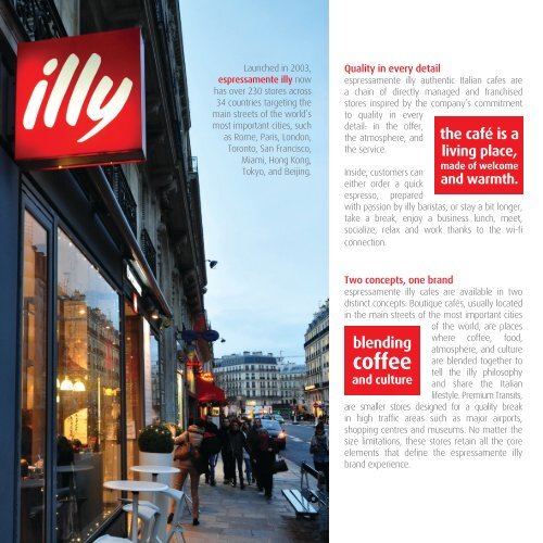 Espressamente Illy Corporate Profile - Brochure