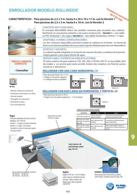 PS- POOL EQUIPMENT CATÁLOGO 2017