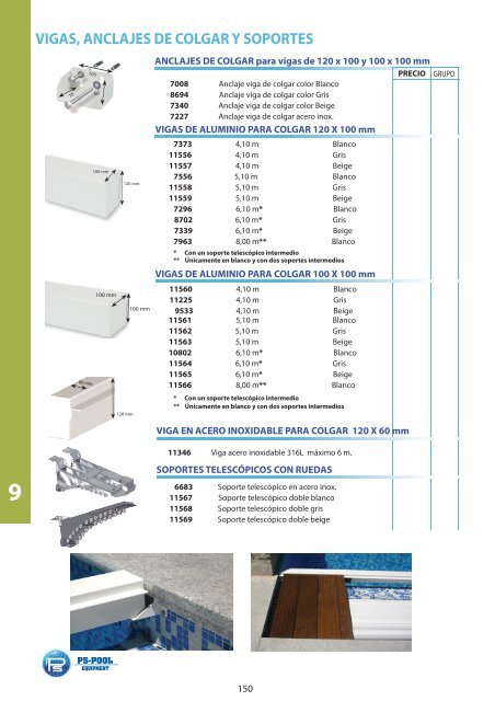 PS- POOL EQUIPMENT CATÁLOGO 2017