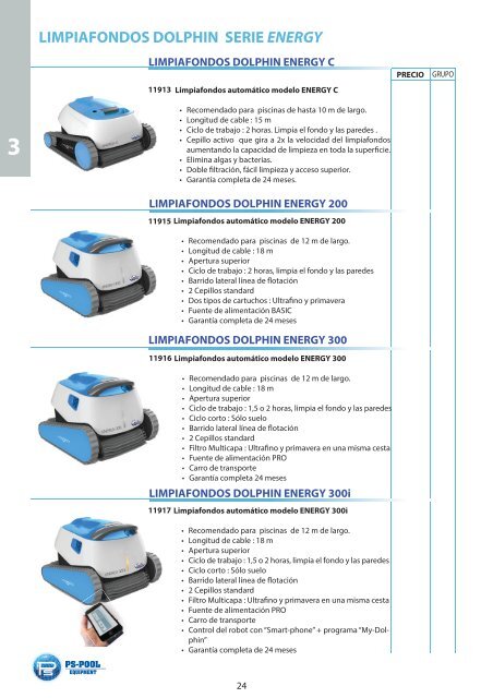 PS- POOL EQUIPMENT CATÁLOGO 2017