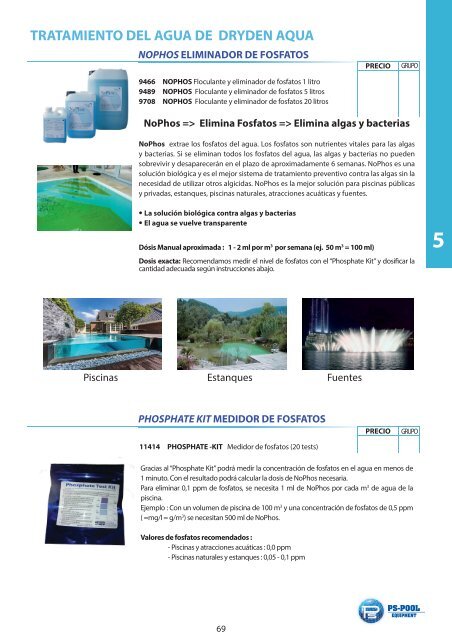 PS- POOL EQUIPMENT CATÁLOGO 2017