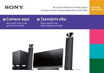 Sony BDV-L800 - BDV-L800 Guida di configurazione rapid Greco