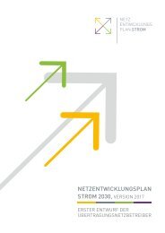 Netzentwicklungsplan Strom 2030, Version 2017, 1. Entwurf, Teil 1