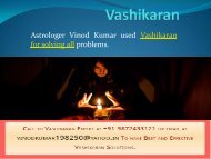 Vashikaran by Astrologer Vinod Kumar