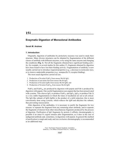 Protein Protocols Protein Protocols