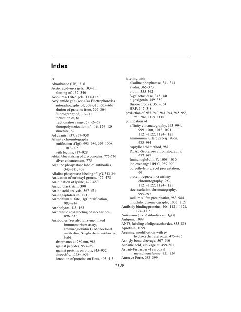 Protein Protocols Protein Protocols