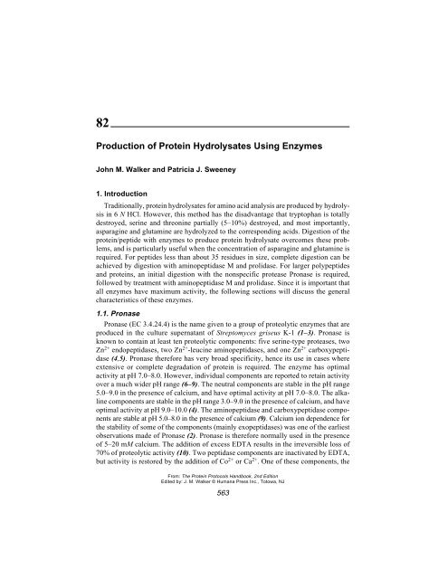 Protein Protocols Protein Protocols