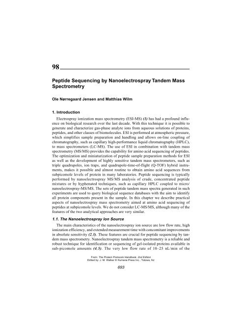 Protein Protocols Protein Protocols