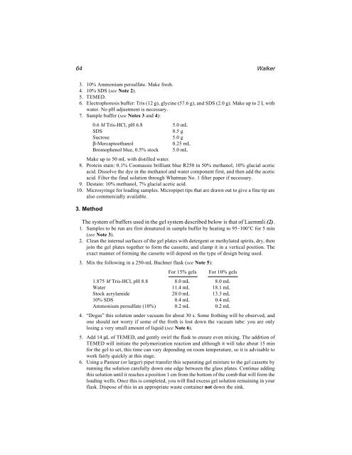 Protein Protocols Protein Protocols