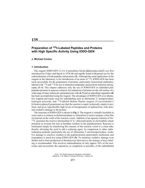 Protein Protocols Protein Protocols