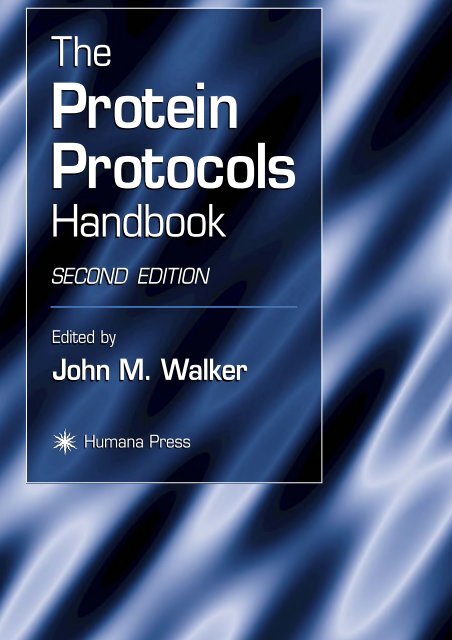 Protein Protocols Protein Protocols Handbook