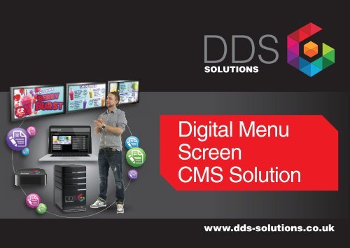 Digital Menu Screen CMS solution