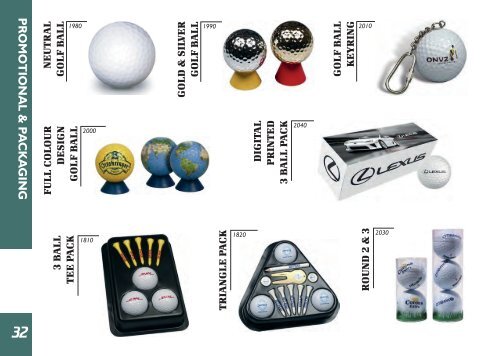 Golf Promotional Products 2017