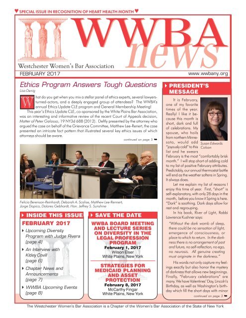 WWBA February Newsletter
