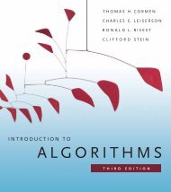 Introduction to Algorithms, Third Edition - Index of