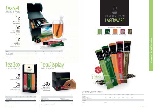 Werbemittel-Getränke, Bio Tea Sticks, Kosmetik und Hygieneprodukte individuell für Ihr Kommunikation