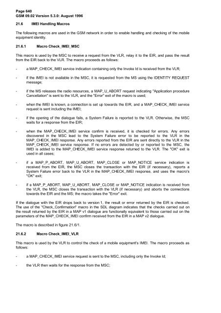 GSM 09.02 - Version 5.3.0 - Digital cellular telecommunications - ETSI