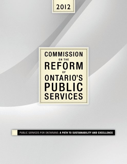 Commission on the Reform of Ontario's Public Services