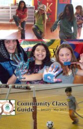 Eureka Parks and Recreation Community Class Guide January to May 2017
