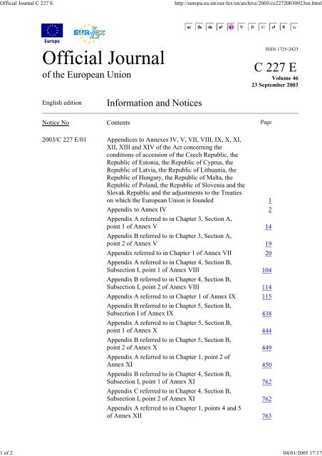 Official Journal C 227 E - Lexnet