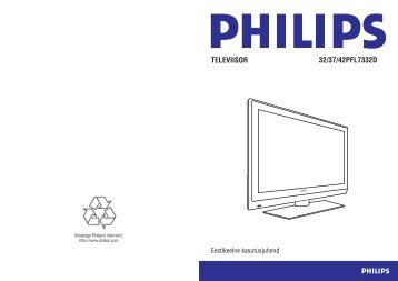 Philips TÃ©lÃ©viseur Ã  Ã©cran large - Mode dâemploi - EST