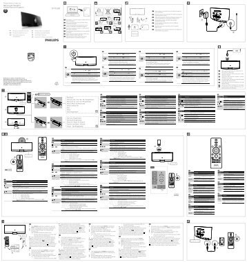 Philips MicrochaÃ®ne - Guide de mise en route - POR