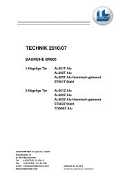 TECHNIK 2010/07 - Lindpointner Torsysteme GmbH