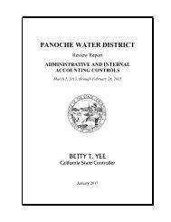 PANOCHE WATER DISTRICT BETTY T YEE