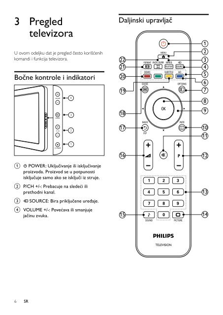 Philips TV LCD - Mode d&rsquo;emploi - SRP