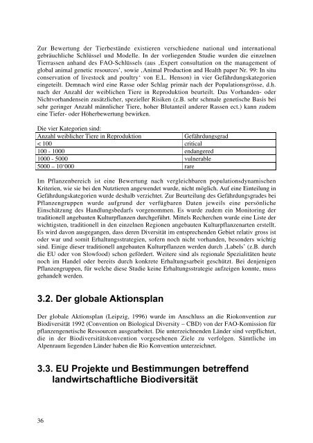 Landwirtschaftliche Genressourcen der Alpen - Agrobiodiversity-Net