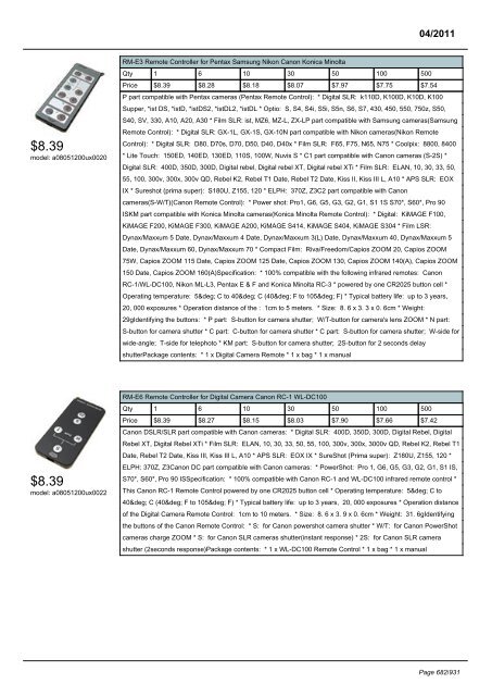 Digital Cameras - SourcingMap