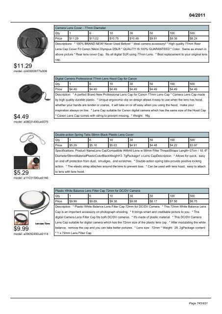 Digital Cameras - SourcingMap