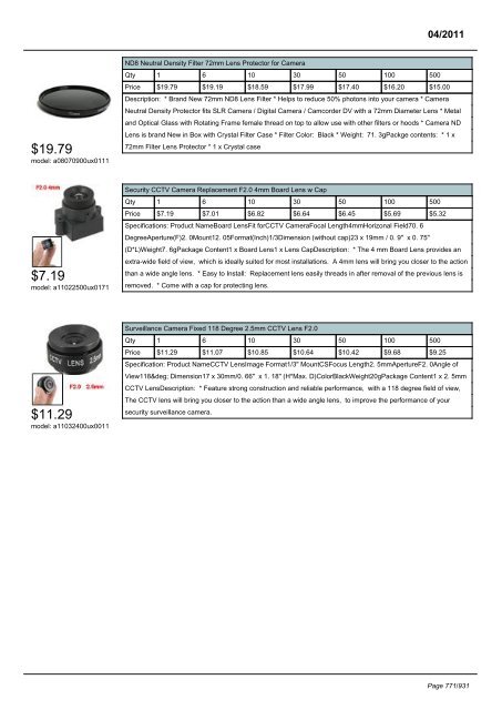 Digital Cameras - SourcingMap