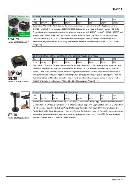 Digital Cameras - SourcingMap