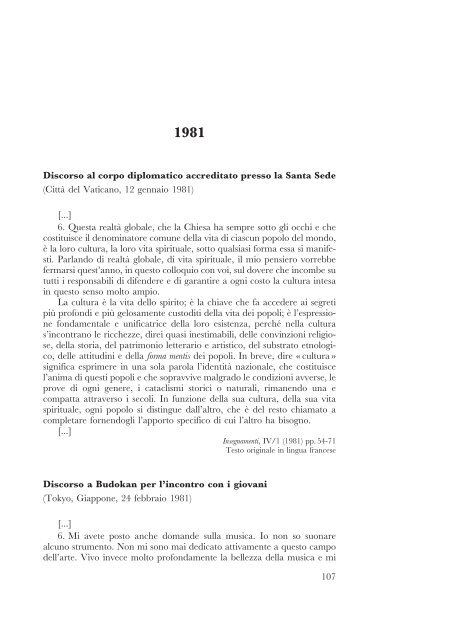 arte e beni culturali negli insegnamenti di giovanni paolo ii