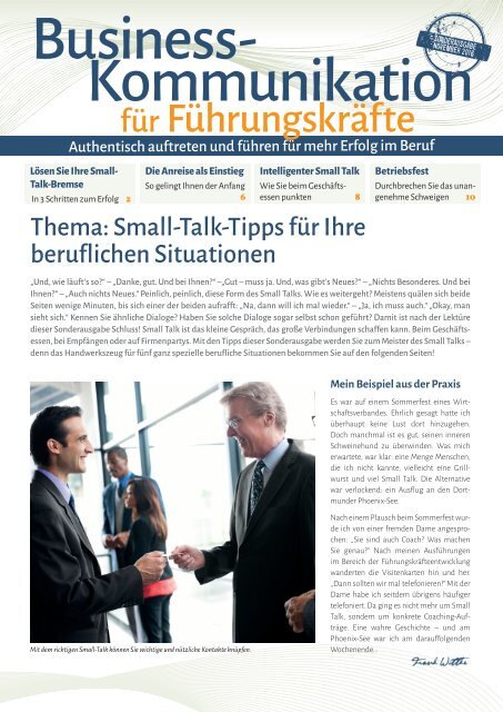 Small-Talk im Berufsleben