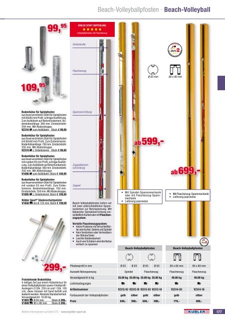 Kübler Sport Frühjahrskatalog 2017