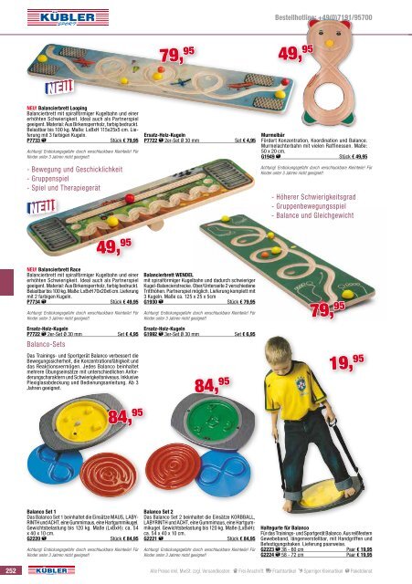 Kübler Sport Frühjahrskatalog 2017