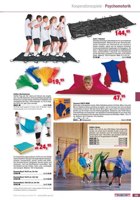 Kübler Sport Frühjahrskatalog 2017