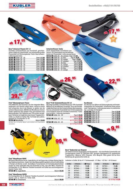 Kübler Sport Frühjahrskatalog 2017