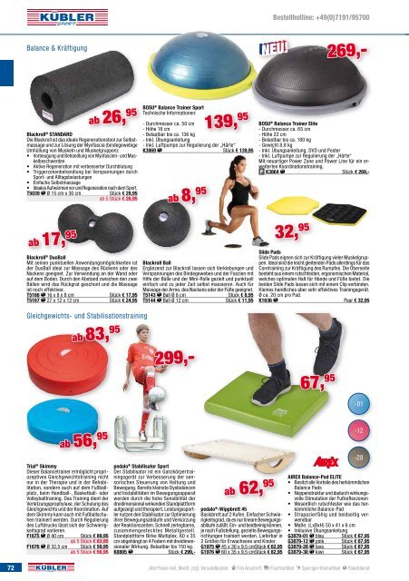 Kübler Sport Frühjahrskatalog 2017