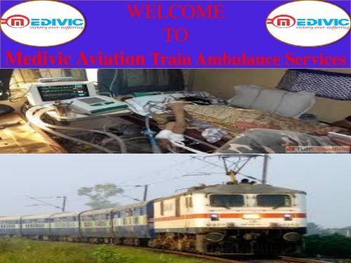 Train Ambulance Services in Delhi and Patna